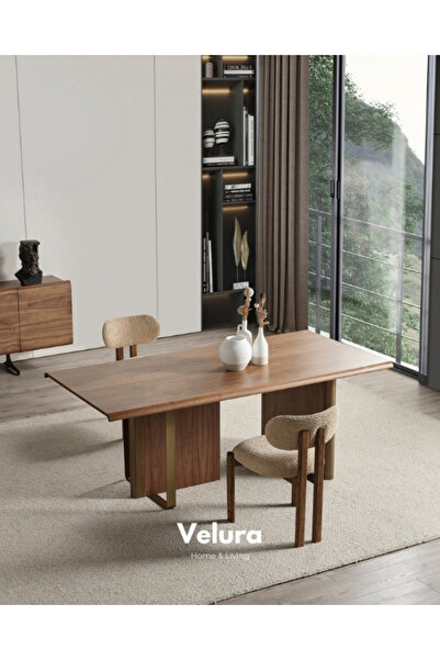 Velura Home & Living Efsun Yemek Odası Takımı (Yemek Masası + 4 Adet Sandalye)