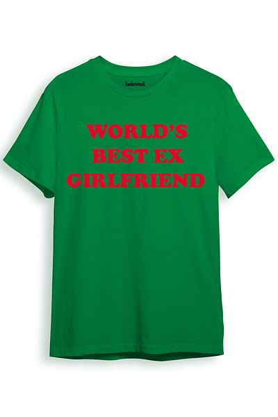 beloved.co Unisex Printed T-Shirt with the World's Best Ex Girlfriend