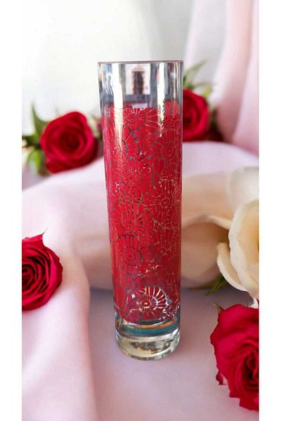 Hureggo Glass Vase Bohemia Florero Decorative & 20 cm