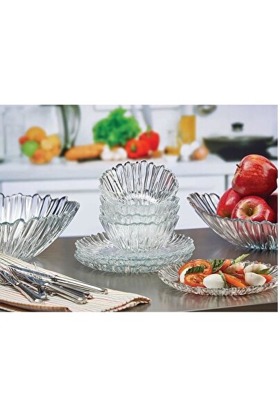 Paşabahçe aurora yemek ve kahvaltı seti - 38 parça sunum servis çeyiz seti