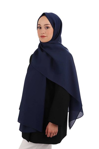 Bursa İpek Σκούρο Navy Blue Paris Silk Shawl