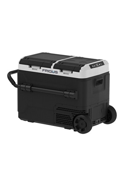 DEMMON Frigus FR-B50C Yeni Nesil Tekerlekli Araç Buzdolabı 50LT Çift Bölmeli ...