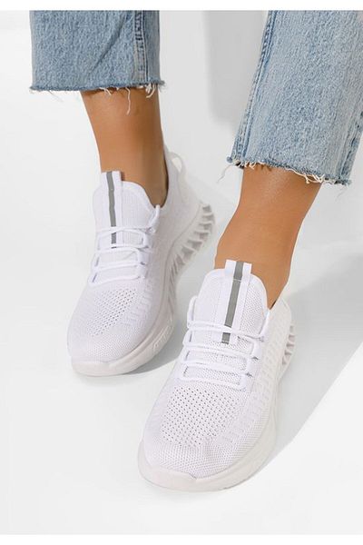 B T Shoes Pantofi sport dama Yona albi