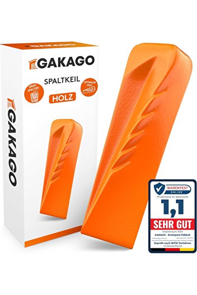 Gakago Pană de despicat lemne, oțel forjat, portocaliu, 21,5 x 4,5 x 6 cm