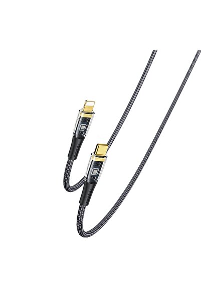 Yesido Cablu de încărcare Type-C la Lightning 20W, 1.2m, Yesido (CA101), Negru