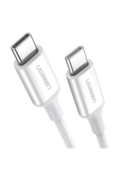 Ugreen Usb-C 60W 3A Qc Pd Fast Charging Cable 1 Mt White
