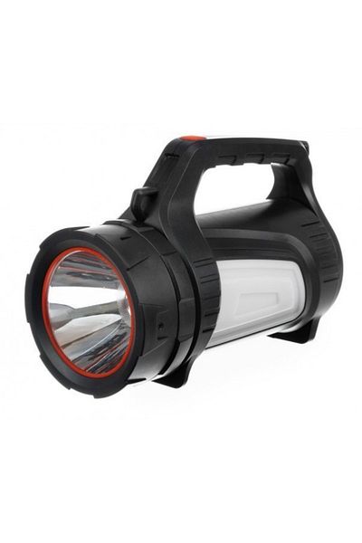 ideal STORE idealSTORE LED Flashlight with 8000mAh Power Bank, 500m Lighting Range, 1200 Lumens, Reinforced Housing,