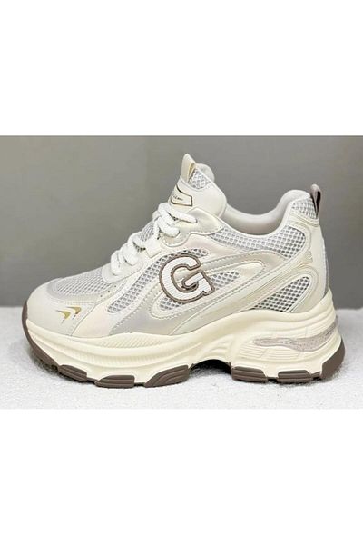 Guja 25Y323 Women's High Hidden Wedge Sole Sneaker Sports Shoes