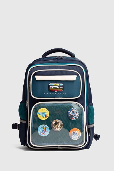 ÇÇS Ççs 51923 School Backpack Student Daily Travel Holiday Sports Walking Trip Lacquer-Green