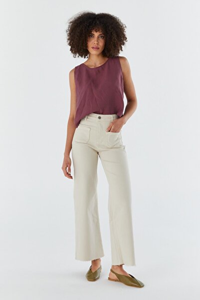 Shopping Shop Wide Leg Pantolon BEJ