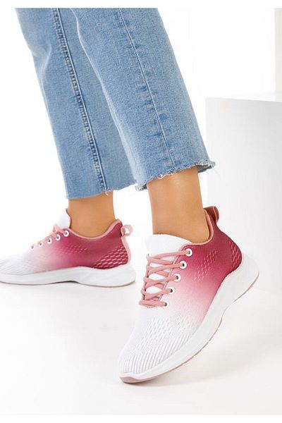 B T Shoes Pantofi sport dama albi Nikola