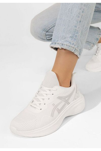 B T Shoes Pantofi sport dama Ivey albi