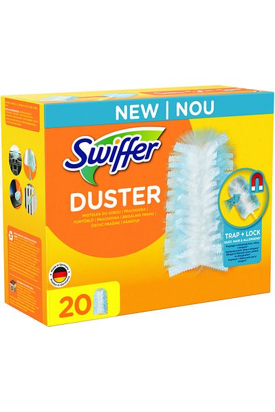Swiffer Trap & Lock Dusting Mop Refills, 20 Pcs