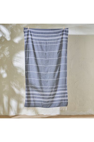 Bella Maison Πεστάμαλ Αλόρα Ανθρακί 100% βαμβάκι (95x180 cm)