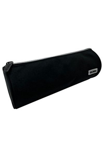Ecada Pencil Case Pouch, Dimensions 22x8x8 Cm, Polyester Material, Black