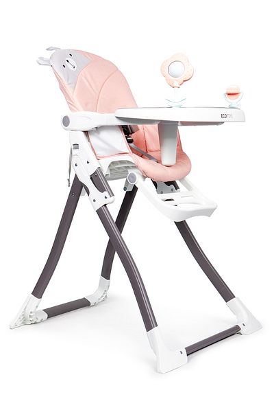 ideal STORE Scaun de Hranire idealStore Boom Baby Roze, Dimensiuni 95x69x50 cm, 6-36 luni, Centuri de siguranta