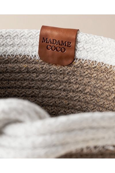 Madame Coco Fauvay Basket - White/Natural