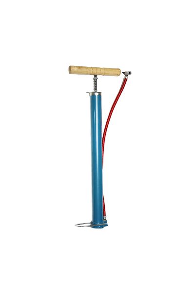 COBI SMART® Metal hand pump for cars, wooden handle, adjustable pressure, mechanical drive