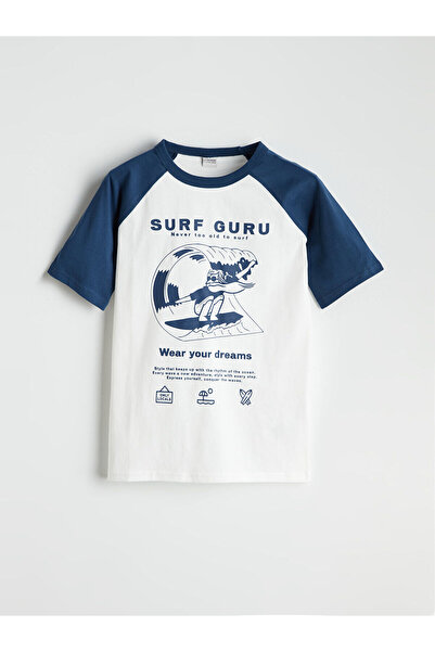 LC Waikiki طاقم الرقبة الصبي تي شيرت