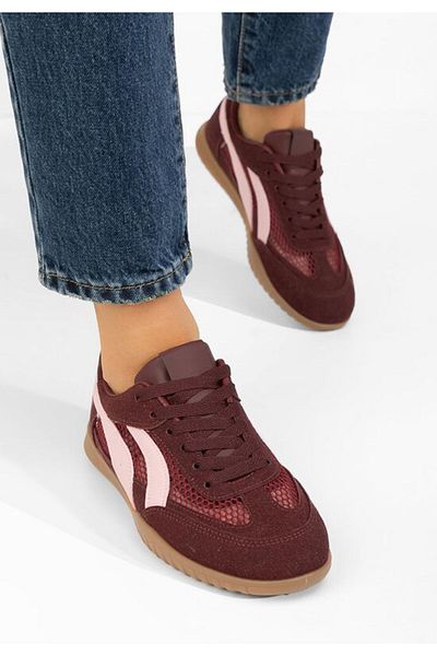 B T Shoes Sneakers dama Eusebia grena