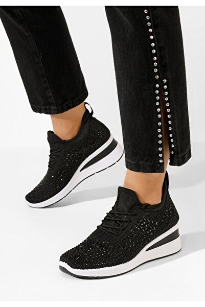 B T Shoes Sneakers cu platforma Keeley V2 negri