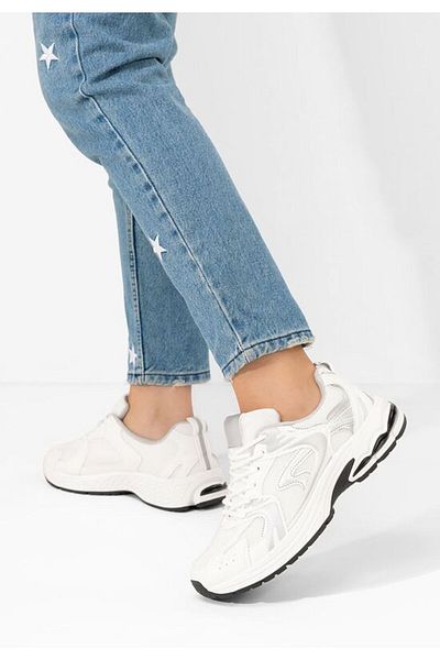 B T Shoes Sneakers dama Avrila argintii