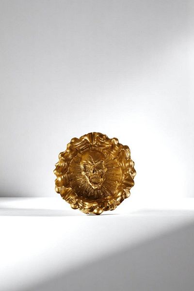 Evene Scrumieră Culoare Aurie Scrumieră Decorativă Model 9