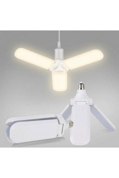 Blusmart Foldable LED lamp with 3 adjustable movable arms, E 27 socket