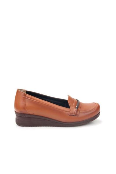 Papuçcity Edik Dr194 Orthopedic Women's Casual Leather Shoes