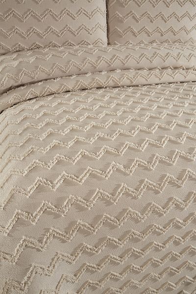 HUZUR ÇEYİZ Hera 3 Piece Double Pique Set