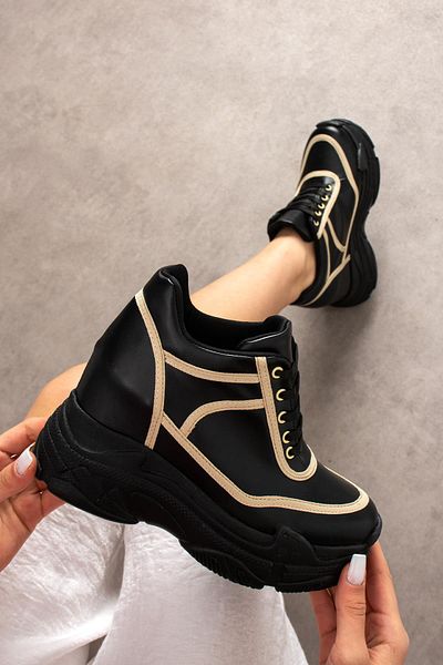 Modanizm Avrıs Black Wedge Sports Shoes
