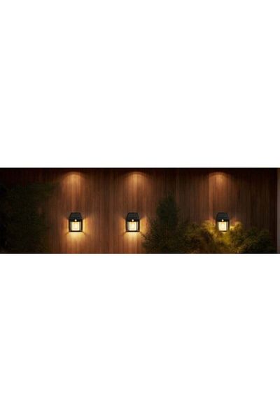 Blusmart Lampa Solara Led cu Senzor de Miscare 16 x 10 cm de Perete, cu un Bec