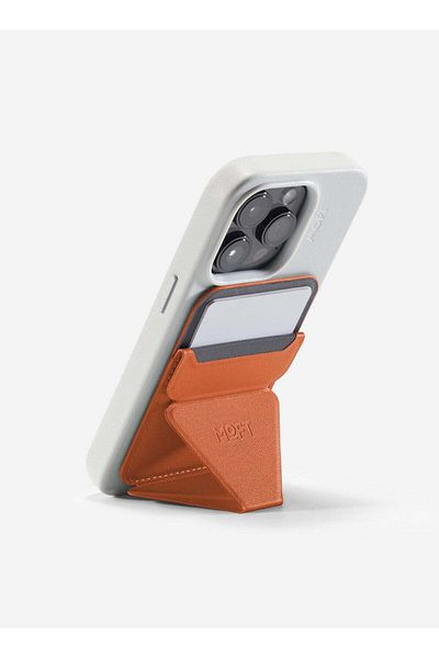 MOFT Foldable stand and Wallet for iPhone with 3 Viewing Angles Sunset Red