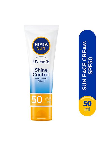 NIVEA Sun Face Cream Sun UV Face Shine Control SPF 50 50 ml