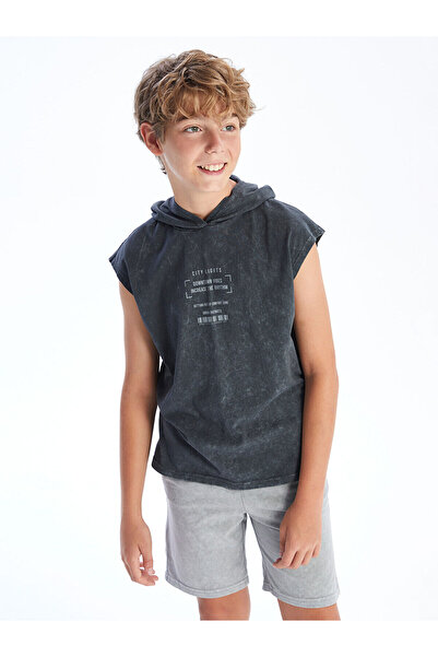 LC Waikiki Seray Yeni Sezon Tricou cu glugă pentru băieți