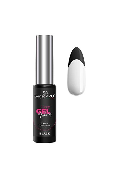 SensoPRO Milano Creion de unghii UV clasic cu gel - Negru 8ml