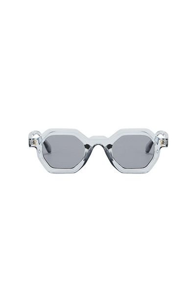 Toz Vintage Tisora Gray Color Black Glass Vintage & Retro Unisex Sunglasses