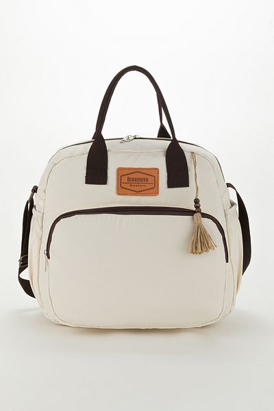 Halk Sepeti Disanuva Tassel Mother Bag Baby Care Bag Backpack and Shoulder Bag