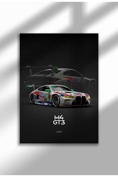 21mxm GT & DTM Racing Poster, Modern Race Cars on Canvas, Frameless Motorsport Wall Art, Track Legends
