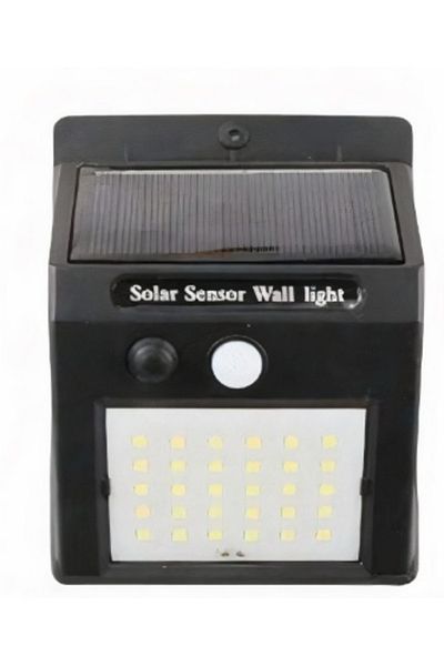 Blusmart Solar LED Lamp with Motion Sensor, 12 x 9 cm Wall Mount