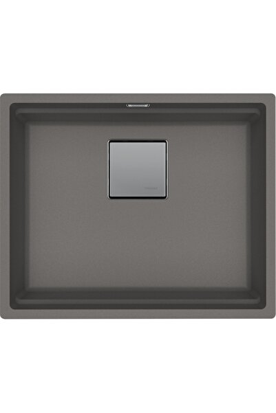 Franke 125.0529.605-Franke Kubus 2 Kng 110-52 Stone Gri Granit Eviye