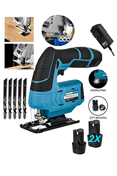 BRANZEG Şarjlı Dekupaj Metal Şanzuman Çift Batarya Dekubaj