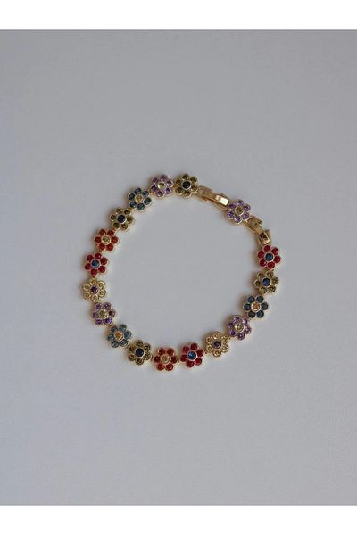 Reorah Collection Colorful Flower Bracelet
