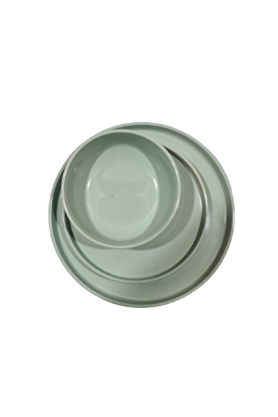 OEM 12-piece dinner service set, Green