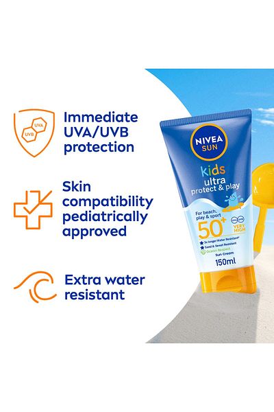 NIVEA Kids Sun Lotion Ultra Protect & Play SPF 50+ 150 ml