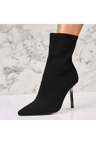 Joana Women's Autumn Black Ankle Boots from Harlyss Textile