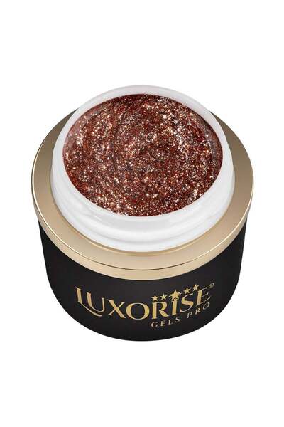 LUXORISE Σχεδιασμός τζελ 3D - Royal Glitz, Χάλκινο Όνειρο 5ml