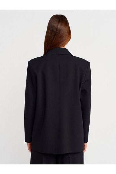 Dilvin 60767 Blazer Jacket-Black