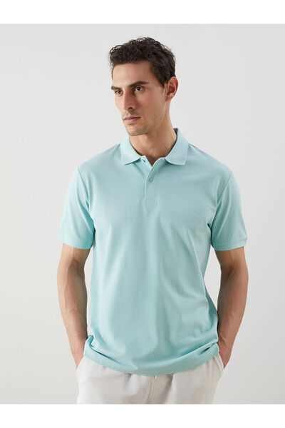 LC Waikiki تي شيرت LCWAIKIKI كلاسيكي بياقة بولو وأكمام قصيرة للرجال