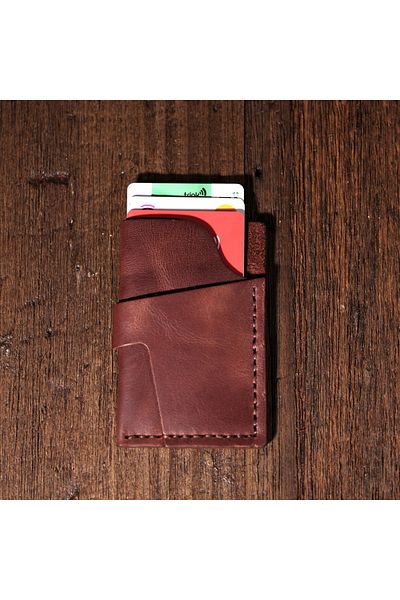 Derimoda Genuine Leather Handmade Card Holder – Minimalist Wallet